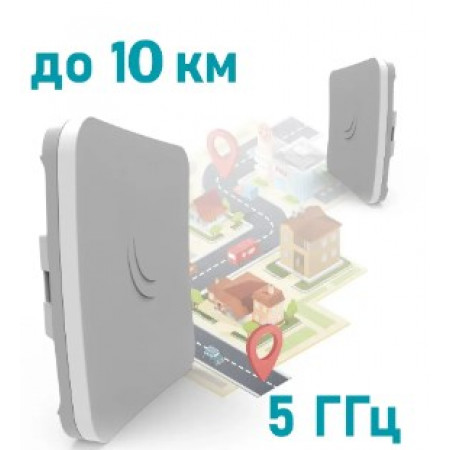 MikroTik SXTsq Lite5 (RBSXTsq5nD) 5 ГГц Wi-Fi точка доступу з посиленою антеною